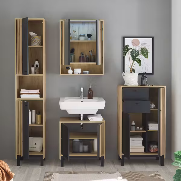 Dulap înalt (Hochschrank) Nomi – Norrwood - imagine 3
